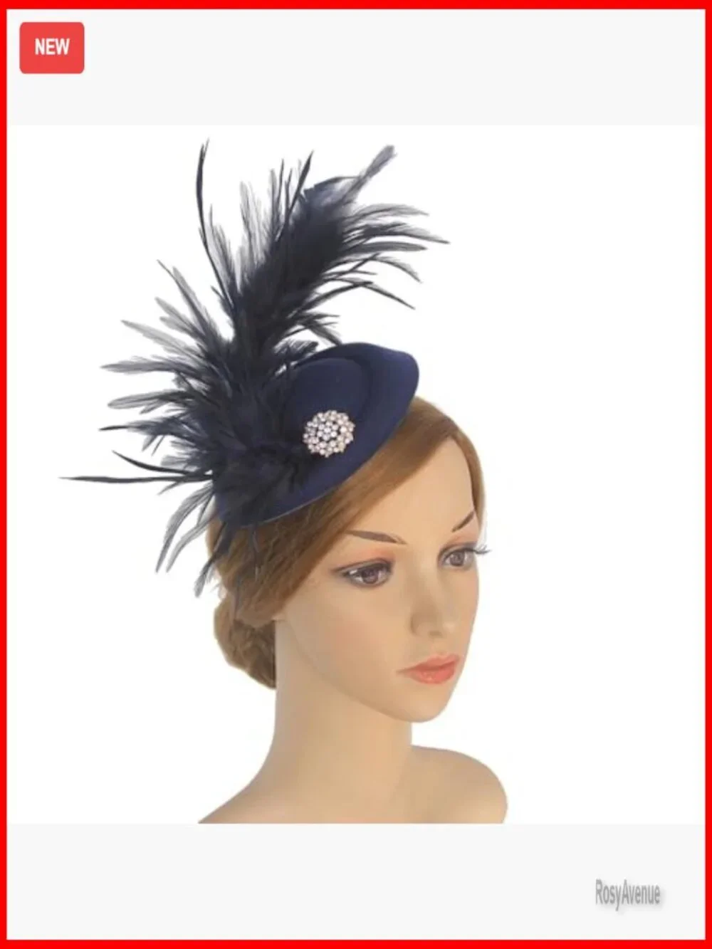 Derby Fascinator Hat, Lightweight Polyester, Handmade Tea Party Accessory